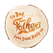 Father's Day Wood Circle