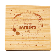 Father's Day Wood Coaster Set