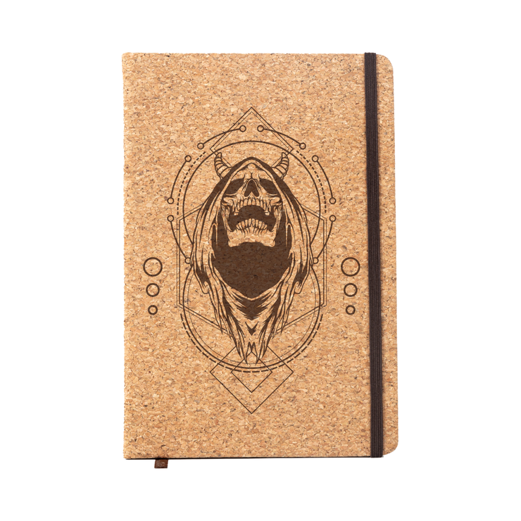 Personalised Lined Cork Notebook