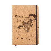 Father's Day Lined Cork Notebook