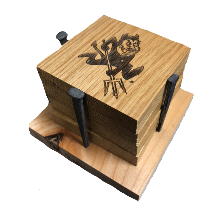 Customised Personalised Wood Coaster