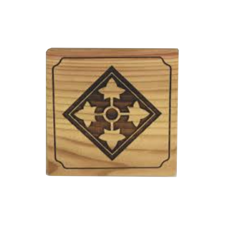 Customised Personalised Wood Coaster