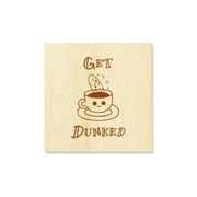 Customised Personalised Wood Coaster