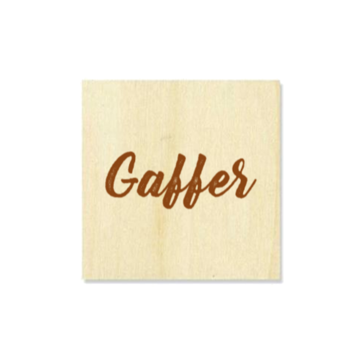 Customised Personalised Wood Coaster