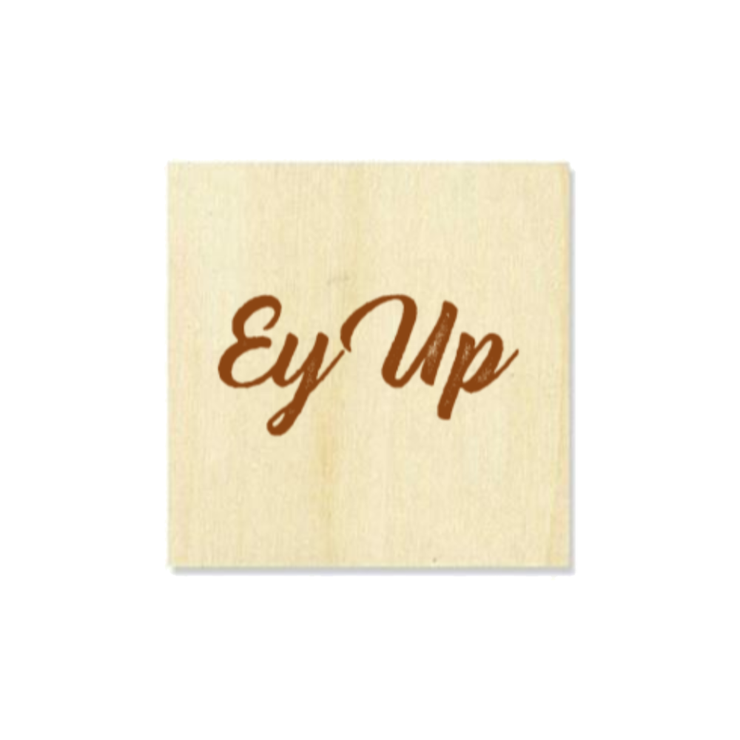 Customised Personalised Wood Coaster