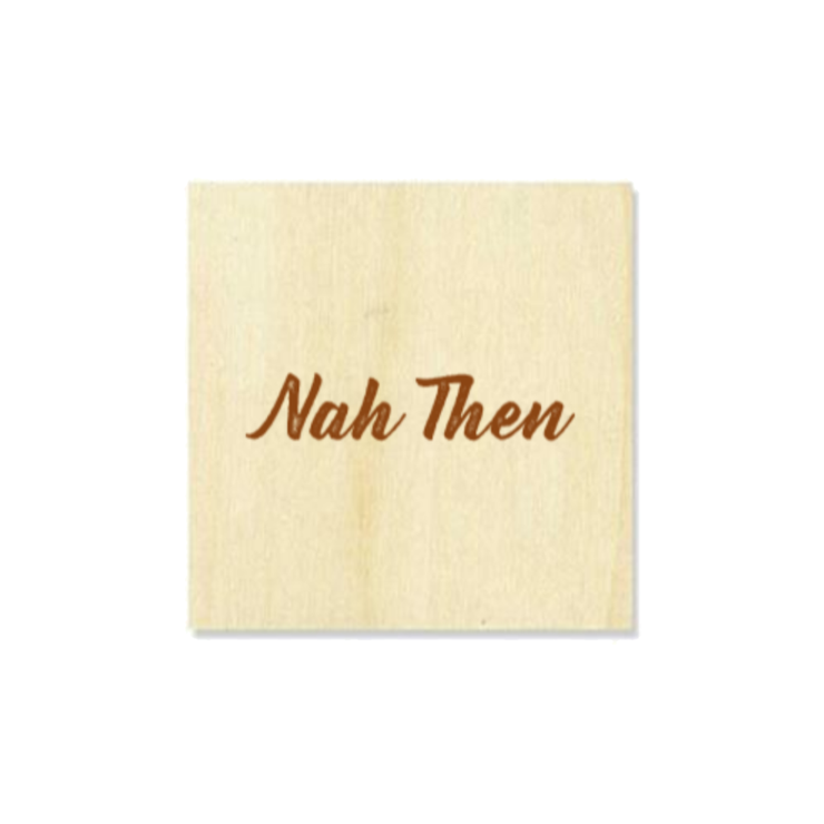 Customised Personalised Wood Coaster