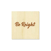 Customised Personalised Wood Coaster