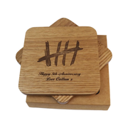 Customised Personalised Wood Coaster