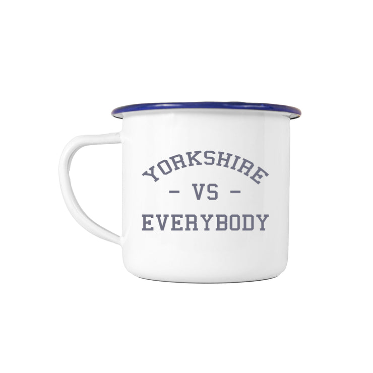 Yorkshire Vs Everybody Enamel Mug